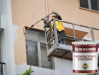 Personalização de pintura látex externa